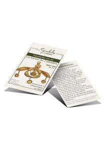 Carte  collectionner: Amulette en or en forme de 2 abeilles