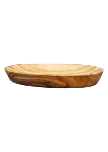 Porte-savons à trous en bois d'olivier RIZES 16 cm