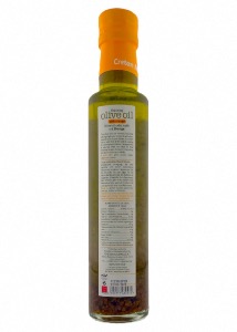 Huile d’olive vierge extra infusée à l'orange CRETAN MILL 250 ml