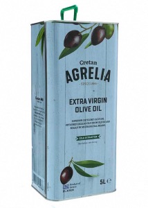 Huile d'olive AGRELIA extra vierge de Crte CRETAN MILL  5 l