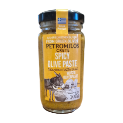 Tapenade d'olives vertes aux piments PETROMILOS 100 g