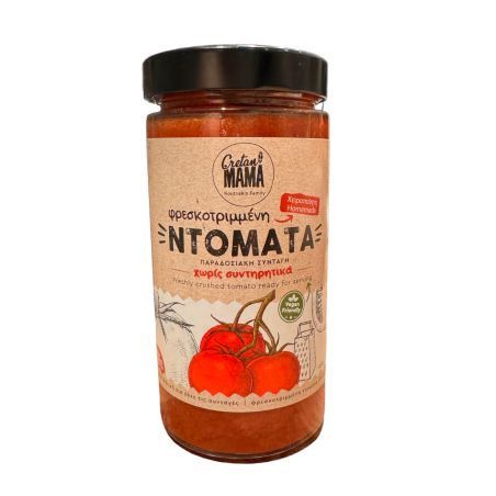 Tomates fraîches concassées CRETAN MAMA 480 g