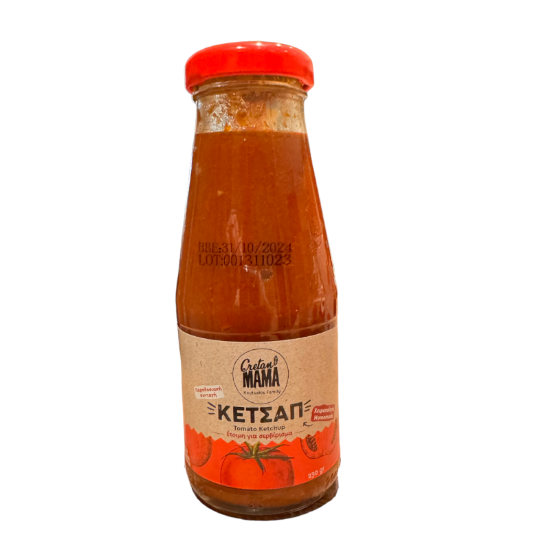 Ketchup de tomates CRETAN MAMA 230g Ketchup de tomates CRETAN MAMA 230g