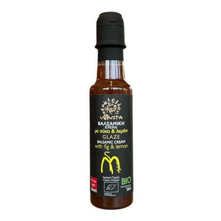 Crème balsamique à la figue et au citron glaze BIO V4VITA 200 ml