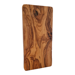 Planche à découper en bois d’olivier rectangulaire RIZES 25 x 12 cm