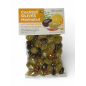 Olives grecques vertes et Kalamata marinées orange origan et poivre FILEMA 250 g