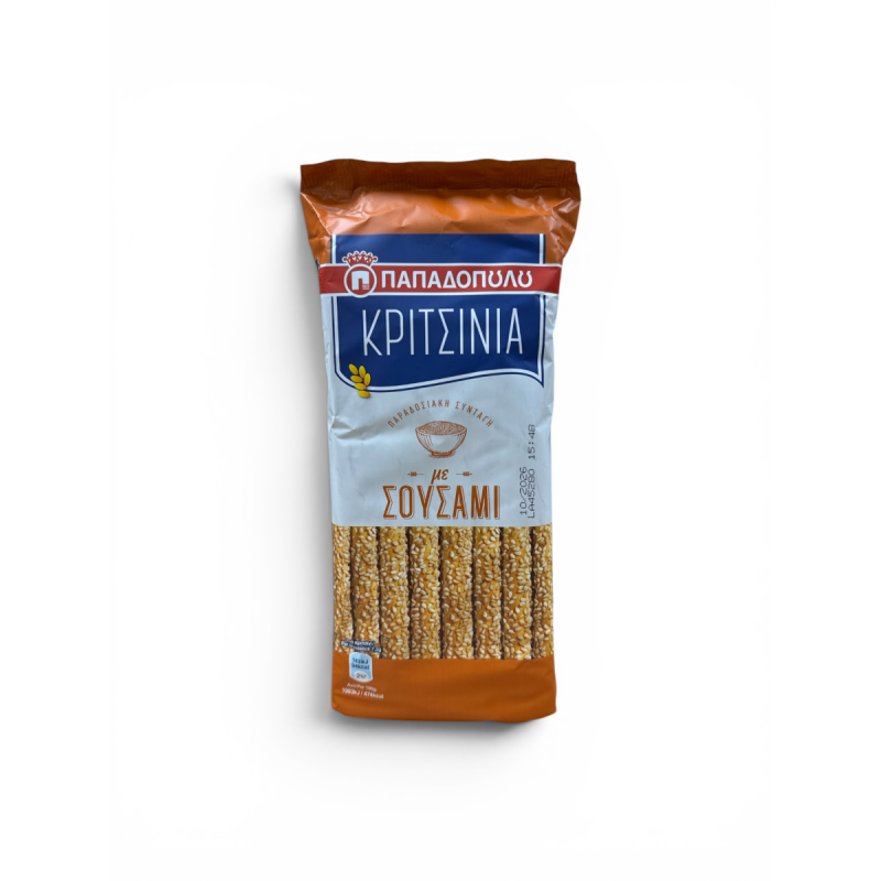 Gressins au sésame PAPADOPOULOU 130 g Gressins au sésame PAPADOPOULOU 130 g