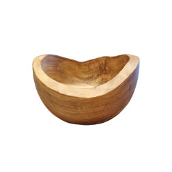 Bol rustique en bois d’olivier RIZES 10 cm
