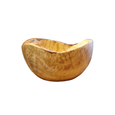 Bol rustique en bois d’olivier RIZES 12 cm