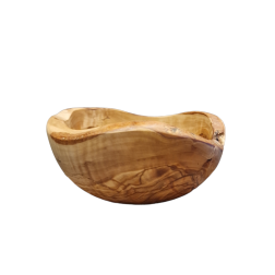 Bol rustique en bois d’olivier RIZES 14 cm