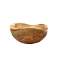 Bol rustique en bois d’olivier RIZES 14 cm