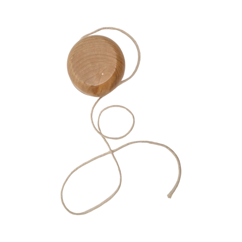 Yoyo en bois naturel 5x3 cm