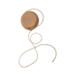 Yoyo en bois naturel 5x3 cm