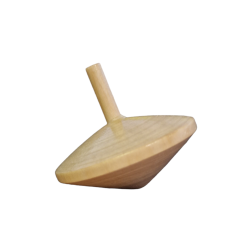Toupie en bois verni 6 cm x 5cm