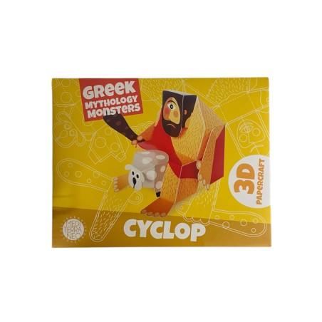 Puzzle 3D de cyclope en papier - Monstre de mythologie grecque MEDITERRANEO