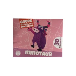 Puzzle 3D de Minautore en papier - Monstre de mythologie grecque MEDITERRANEO