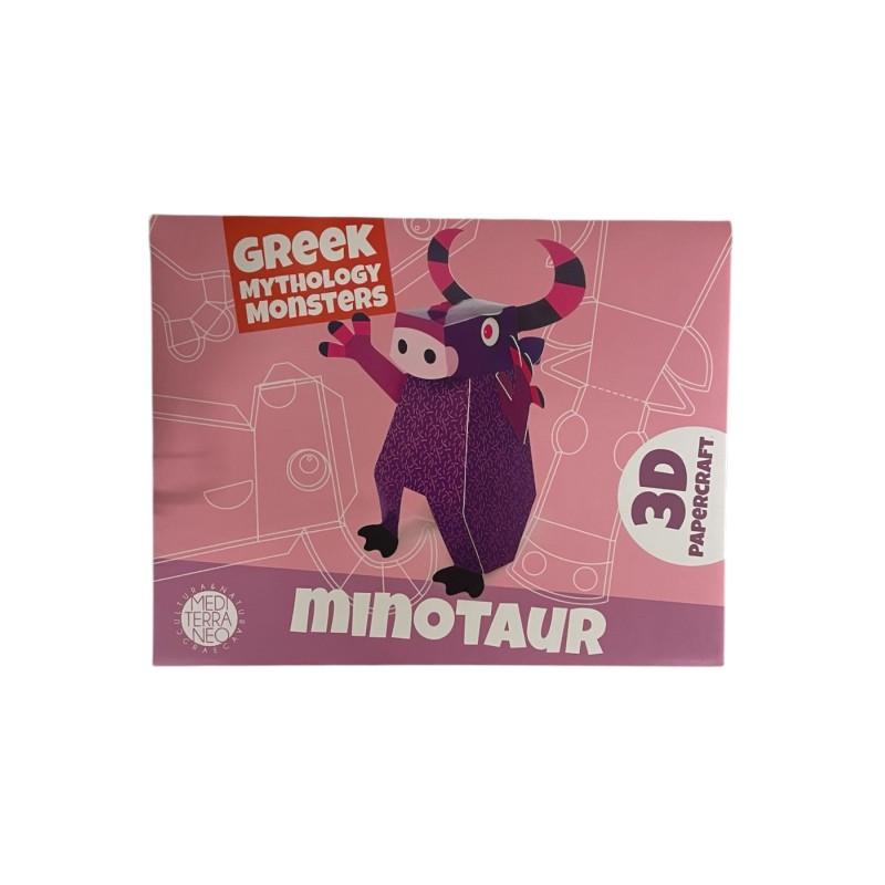 Puzzle 3D de Minautore en papier - Monstre de mythologie grecque MEDITERRANEO Puzzle 3D de Minautore en papier - Monstre de mythologie grecque MEDITERRANEO