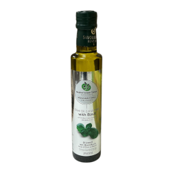 Huile d’olive vierge extra infusée au basilic SAVOUIDAKIS 250 ml