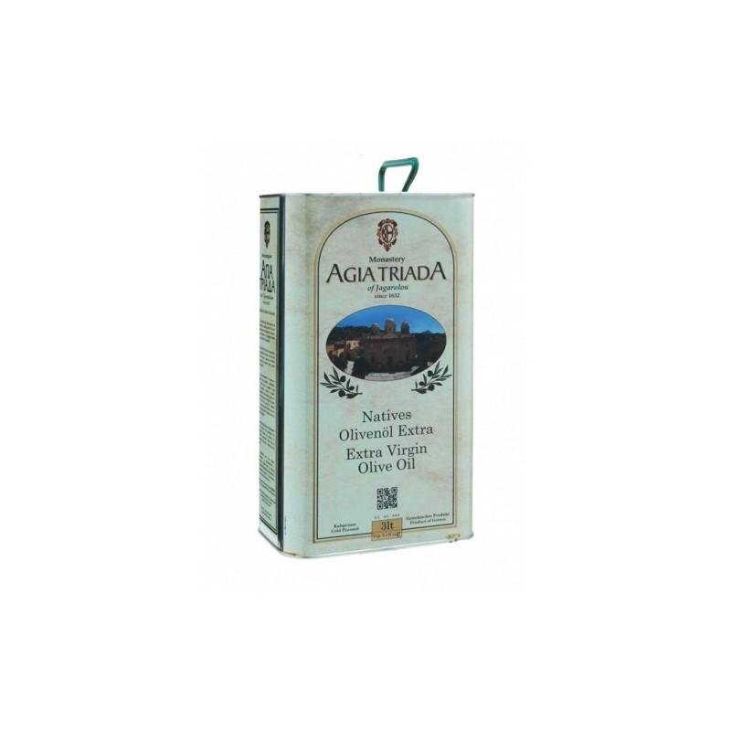 Huile d'olive vierge extra de Crète - Monastère AGIA TRIADA bidon 3 l Huile d'olive vierge extra de Crète - Monastère AGIA TRIADA bidon 3 l