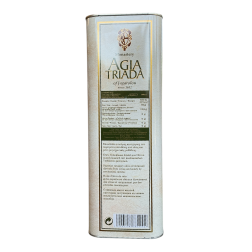 Huile d'olive vierge extra de Crète - Monastère AGIA TRIADA bidon 5 l