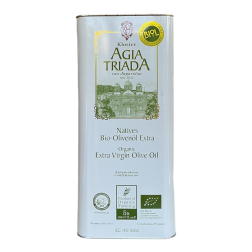 Huile d'olive vierge extra de Crète BIO - Monastère AGIA TRIADA en 5 l