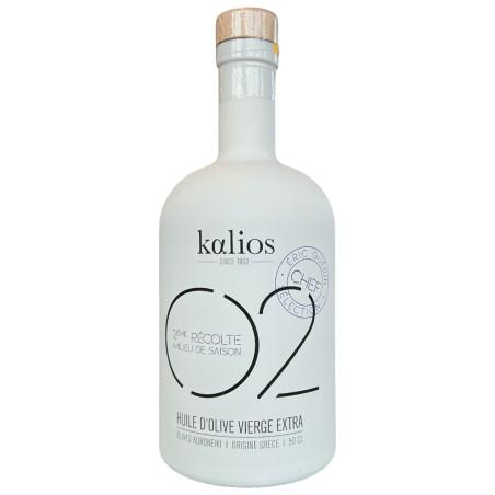 Huile d’olive KALIOS 02 Chef Eric Guérin Récolte milieu de saison 500 ml