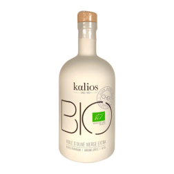 Huile d'olive BIO KALIOS Chef Juan Arbelaez Récolte début de saison 500 ml