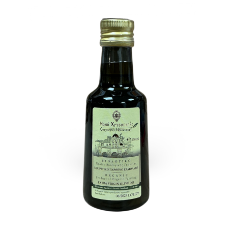 Huile d'olive vierge extra BIO MONASTÈRE CHRYSOPIGI en bouteille 250 ml