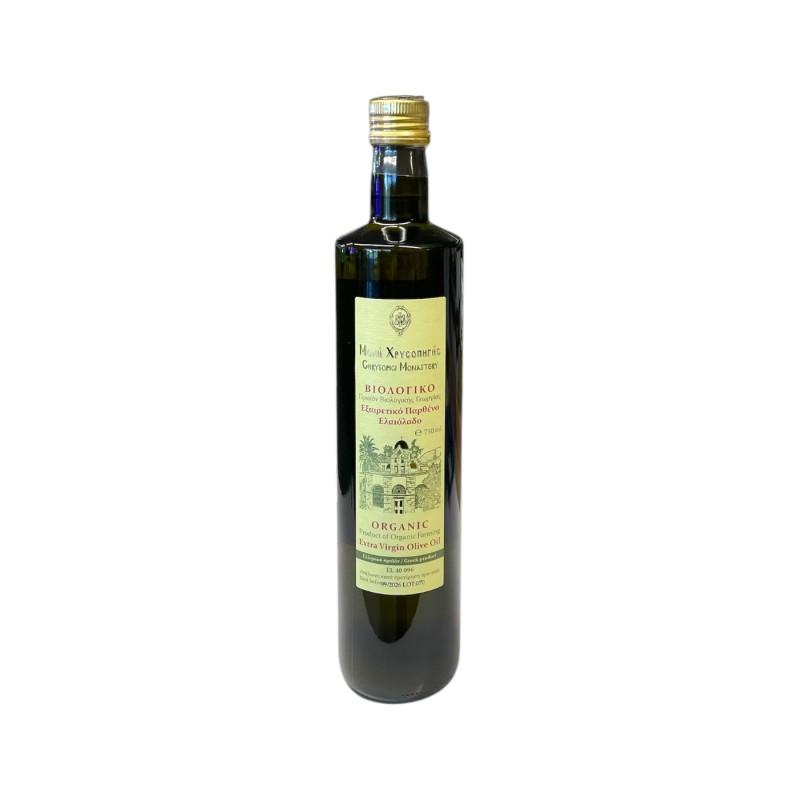 Huile d'olive vierge extra BIO MONASTÈRE CHRYSOPIGI en bouteille 750 ml Huile d'olive vierge extra BIO MONASTÈRE CHRYSOPIGI en bouteille 750 ml