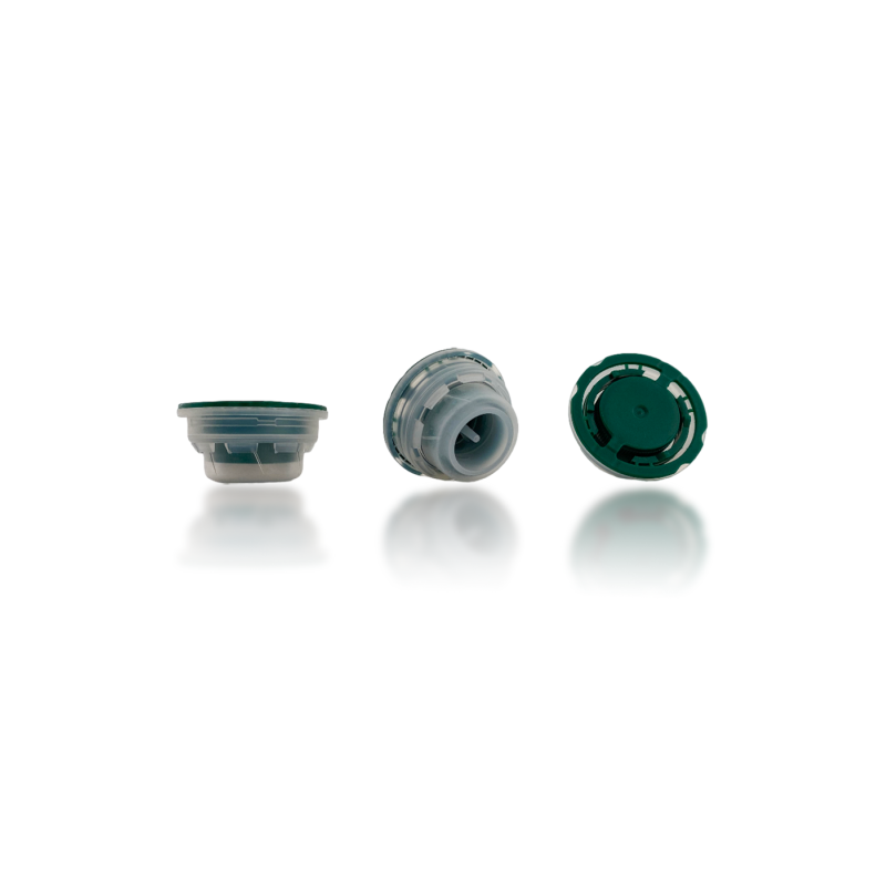 Bouchon vert pour bidons métalliques de 5 l Bouchon vert pour bidons métalliques de 5 l