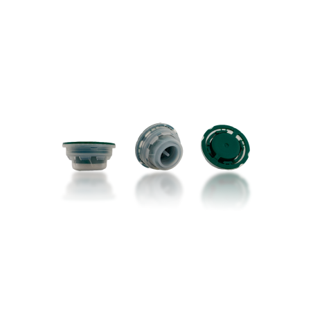 Bouchon vert pour bidons métalliques de 5 l