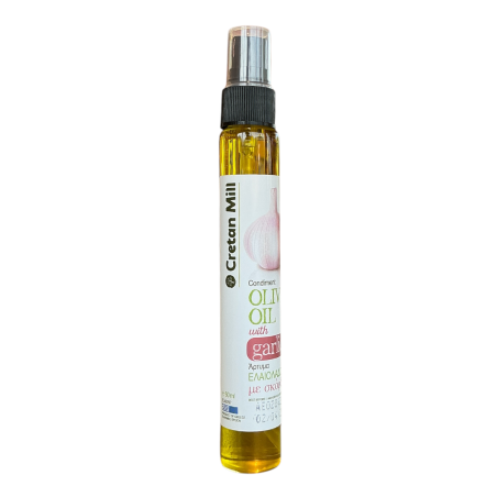Huile d'Olive à l'ail en spray CRETAN MILL 60 ml