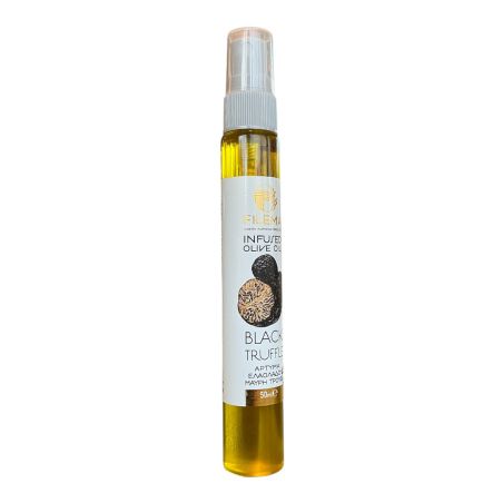 Huile d’olive en spray infusée à la truffe noire FILEMA 50 ml
