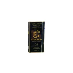 Huile d'olive EVLOGIMENO AOP MYLOPOTAMOS 0,3 acidité en bidon métallique 250 ml