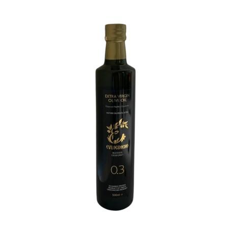Huile d'olive EVLOGIMENO AOP MYLOPOTAMOS 0,3 acidité 500 ml