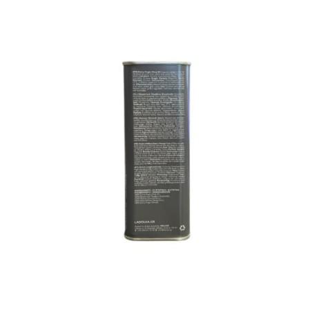 Huile d'olive extra vierge variété Megaritiki LADOLEA en bidon métallique noir 500 ml