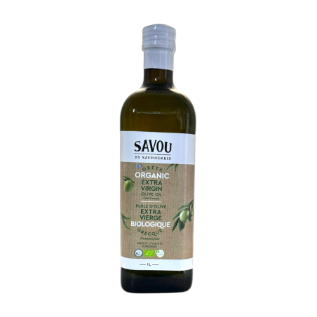 Huile d'olive extra vierge BIO SAVOU BY SAVOUIDAKIS en bouteille 1 l