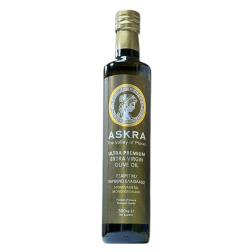 Huile d’olive extra vierge monovariétale Megaritiki ASKRA en bouteille 500 ml