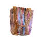 Sac tissé en coton aux nuances multicolores RIZES 50x40 cm