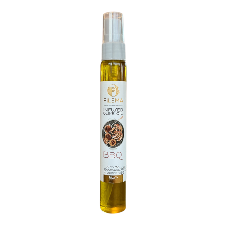 Huile d’olive en spray aromatisée barbecue "BBQ" FILEMA 50 ml