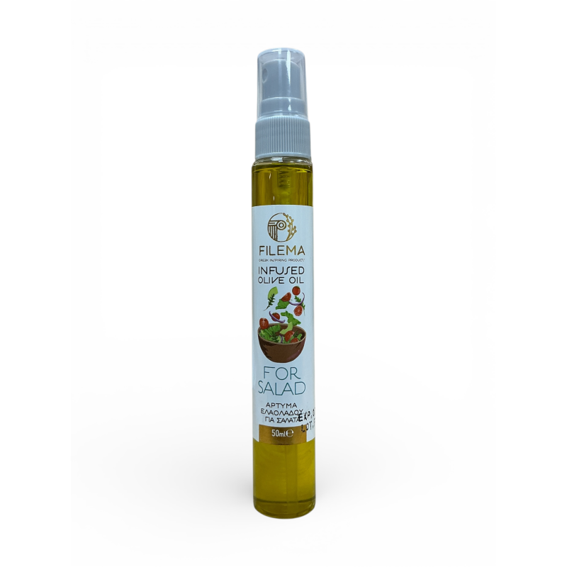 Huile d’olive en spray infusée pour salade FILEMA 50 ml