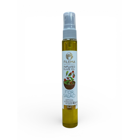 Huile d’olive en spray infusée pour salade FILEMA 50 ml