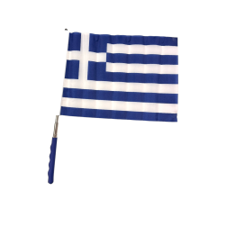 Drapeau grec extensible jusqu'à 61 cm