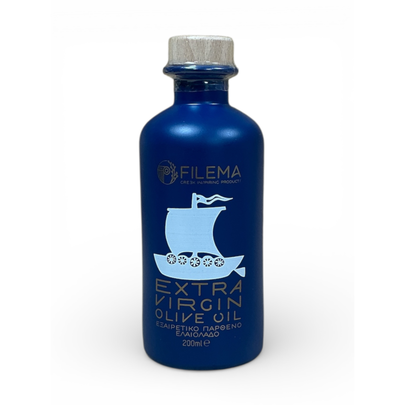 Huile d’olive vierge extra de Crète FILEMA bouteille céramique 200 ml Huile d’olive vierge extra de Crète FILEMA bouteille céramique 200 ml