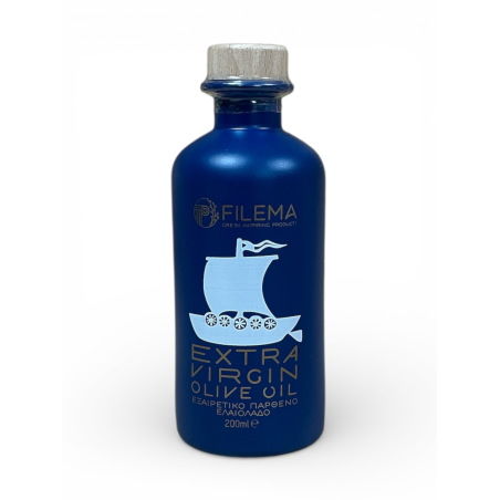 Huile d’olive vierge extra de Crète FILEMA bouteille céramique 200 ml
