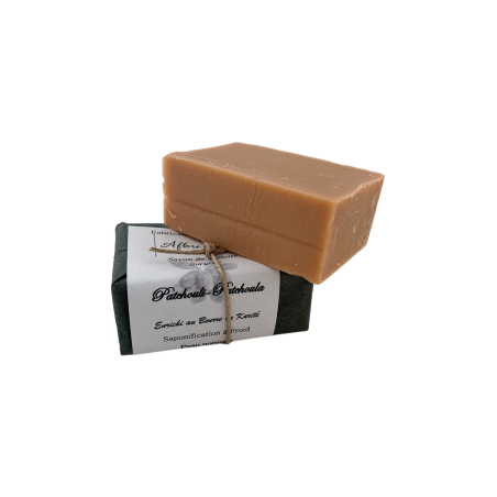 Savon de toilette surgras Patchouli-Patchoula enrichi au Beurre de Karité A FLORE & SENS 100 g