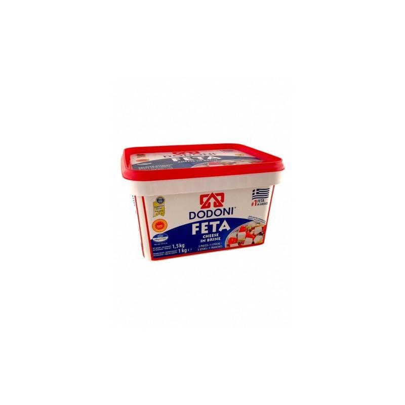 Feta grecque AOP au lait de brebis et chèvre DODONI 1 kg Feta grecque AOP au lait de brebis et chèvre DODONI 1 kg