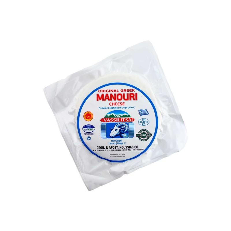 Fromage Manouri grec VASSILITSA ou TZAFETTAS 200 g selon arrivage