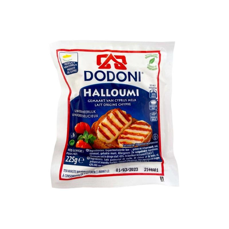 Halloumi grillable au lait de brebis et chèvre DODONI 225 g Halloumi grillable au lait de brebis et chèvre DODONI 225 g