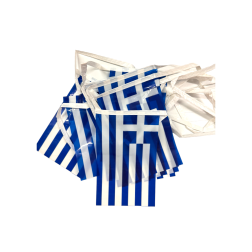 Drapeaux en guirlande 16 drapeaux 10X16.5cm 6 m de long